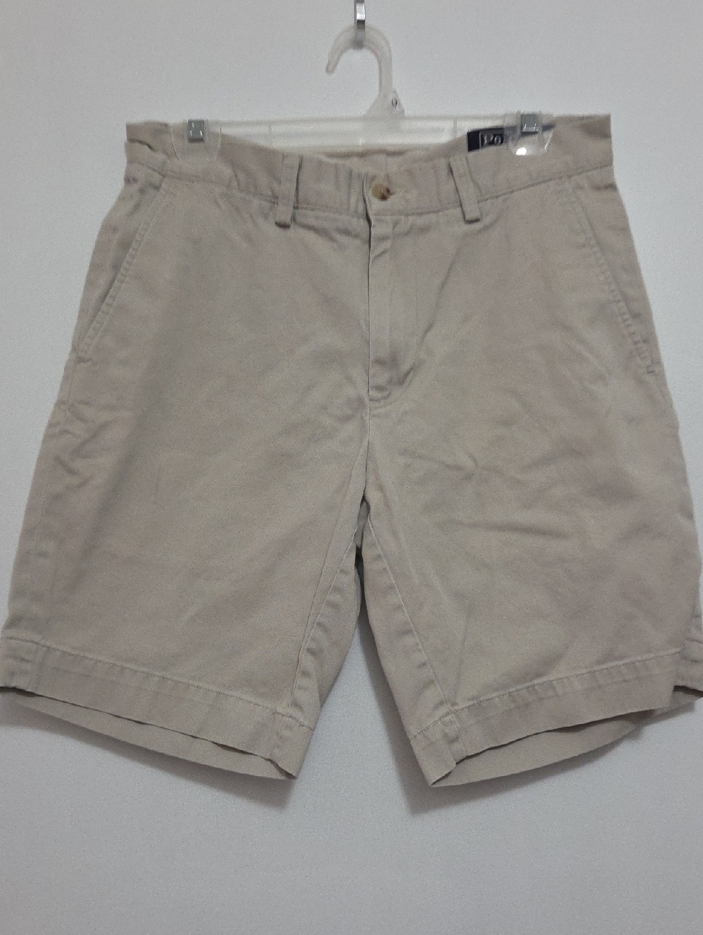 Ralph Lauren Beige Flat-Front Men's Shorts 30